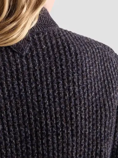 Prada Women's Short-Sleeved Wool and Mouliné Cashmere Polo Sweater | Thumbnail 5 Prada Women's Short-Sleeved Wool and Mouliné Cashmere Polo Sweater | Thumbnail 5