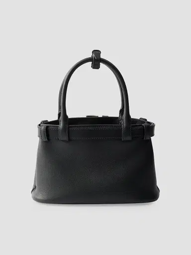 Prada Women's Buckle Small Leather Top Handle Bag with Belt | Thumbnail 3 Prada Women's Buckle Small Leather Top Handle Bag with Belt | Thumbnail 3