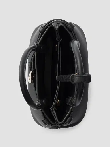 Prada Women's Buckle Small Leather Top Handle Bag with Belt | Thumbnail 4 Prada Women's Buckle Small Leather Top Handle Bag with Belt | Thumbnail 4
