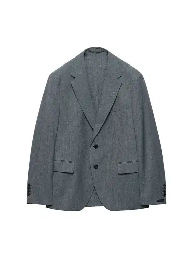 Prada Men's Single-Breasted Wool Jacket - Blue | Thumbnail 1 Prada Men's Single-Breasted Wool Jacket - Blue | Thumbnail 1