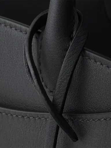 Prada Women's Prelude Large Leather Top Handle Bag - Black | Thumbnail 6