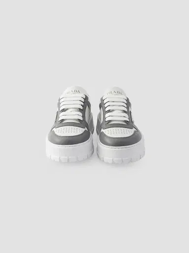 Prada Men's Leather Sneakers - White - Size 10.5 | Thumbnail 3