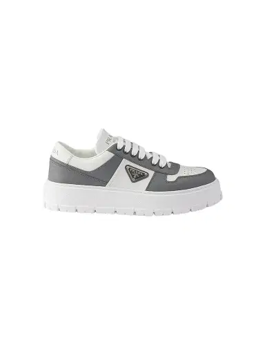Prada Men's Leather Sneakers - White - Size 10.5 | Thumbnail 1