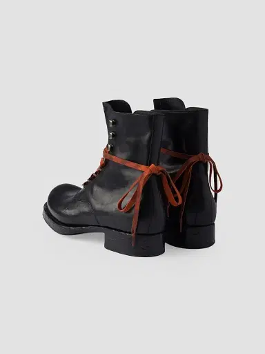 Prada Men's Leather Laced Booties - Black | Thumbnail 3 Prada Men's Leather Laced Booties - Black | Thumbnail 3