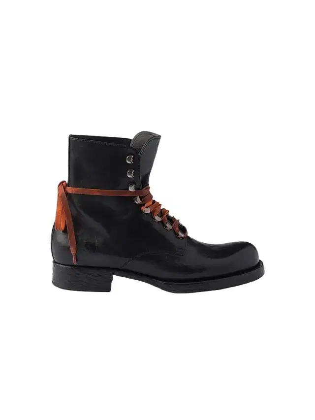 Prada Men's Leather Laced Booties - Black