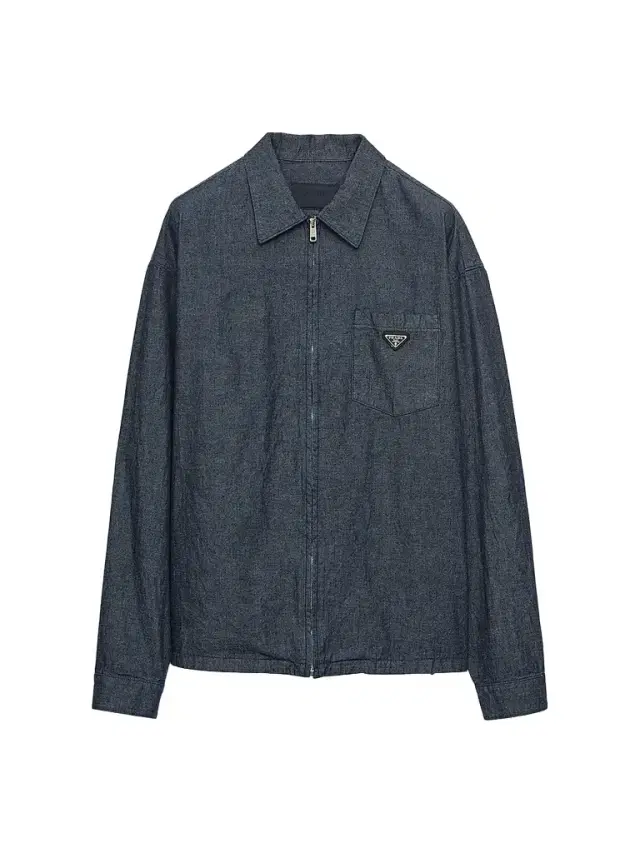 Prada Men's Chambray Shirt - Blue