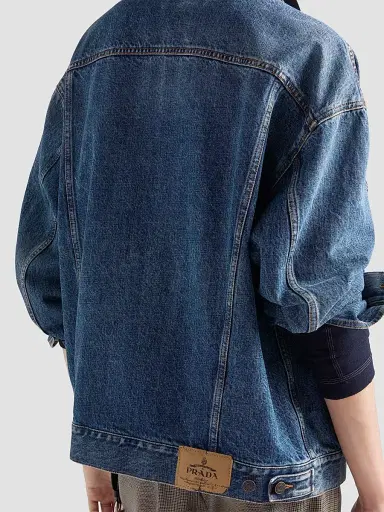 Prada Men's Denim Jacket - Blue - Size XL | Thumbnail 4 Prada Men's Denim Jacket - Blue - Size XL | Thumbnail 4