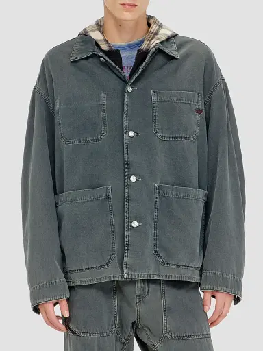 Diesel Men's Stack Cotton Utility Jacket | Thumbnail 4