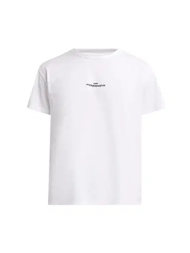 Maison Margiela Men's Logo Regular-Fit Cotton Crewneck T-Shirt - White | Thumbnail 1 Maison Margiela Men's Logo Regular-Fit Cotton Crewneck T-Shirt - White | Thumbnail 1
