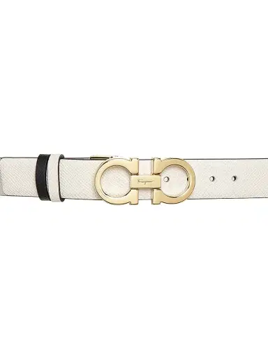 Ferragamo Women's Donna Gancini Buckle Reversible Leather Belt | Thumbnail 2