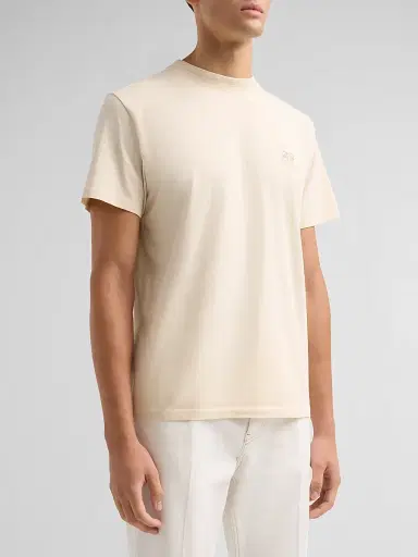 Loewe Men's Anagram Regular-Fit Cotton Crewneck T-Shirt - Beige - Size XXL | Thumbnail 4 Loewe Men's Anagram Regular-Fit Cotton Crewneck T-Shirt - Beige - Size XXL | Thumbnail 4