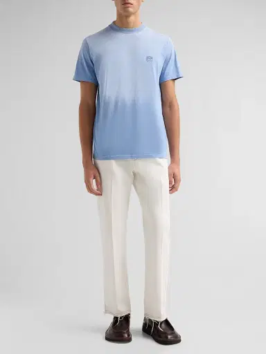 Loewe Men's Anagram Regular-Fit Cotton Crewneck T-Shirt - Blue - Size XXL | Thumbnail 2