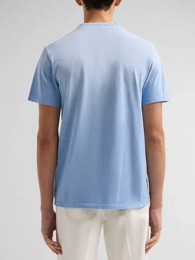 Loewe Men's Anagram Regular-Fit Cotton Crewneck T-Shirt - Blue - Size XXL | Thumbnail 3