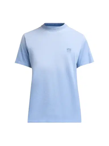 Loewe Men's Anagram Regular-Fit Cotton Crewneck T-Shirt - Blue - Size XXL | Thumbnail 1