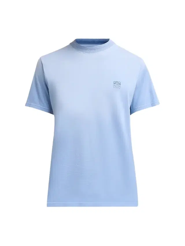 LOEWE Men's Anagram Regular-Fit Cotton Crewneck T-Shirt - Blue