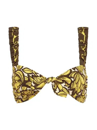 ALÉMAIS Women's Mona Floral Tie Bikini Top | Thumbnail 1 ALÉMAIS Women's Mona Floral Tie Bikini Top | Thumbnail 1