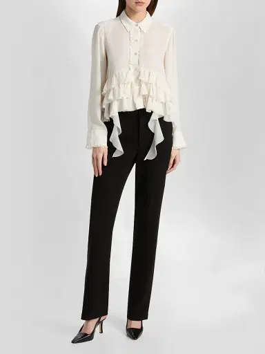 Cinq à Sept Women's Nori Ruffled Top - | Thumbnail 2 Cinq à Sept Women's Nori Ruffled Top - | Thumbnail 2