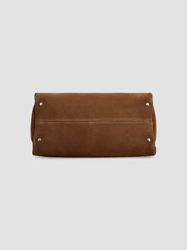 Tod's Women's Medium Logo Suede Tote Bag | Thumbnail 4
