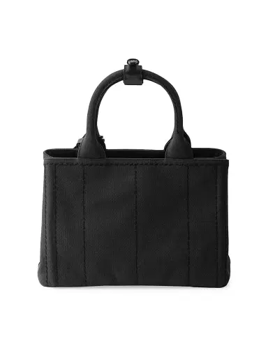 Prada Women's Jardinière Small Cotton Canvas Top Handle Bag | Thumbnail 3 Prada Women's Jardinière Small Cotton Canvas Top Handle Bag | Thumbnail 3