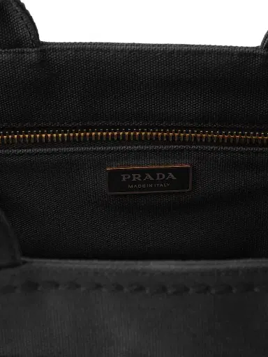 Prada Women's Jardinière Small Cotton Canvas Top Handle Bag | Thumbnail 4 Prada Women's Jardinière Small Cotton Canvas Top Handle Bag | Thumbnail 4