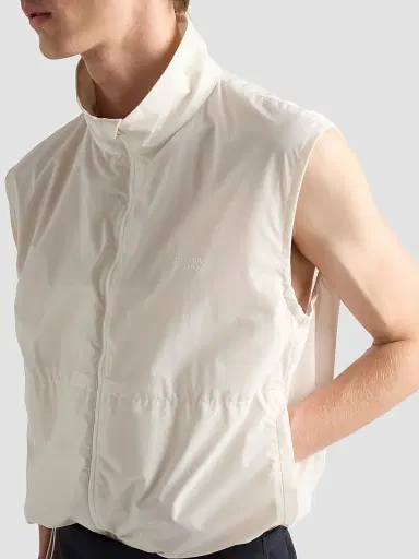 Prada Men's Re-Nylon Vest - Beige Khaki | Thumbnail 4