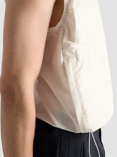 Prada Men's Re-Nylon Vest - Beige Khaki | Thumbnail 5