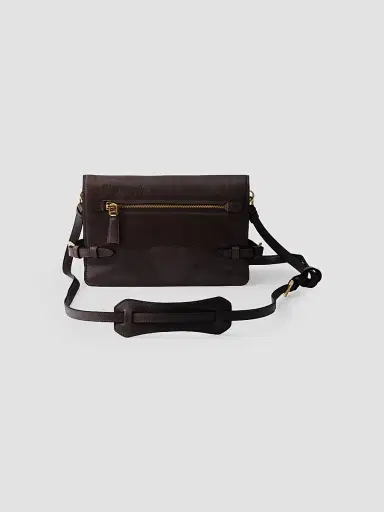 Prada Women's Mini Leather Shoulder Bag - Dark Brown | Thumbnail 3