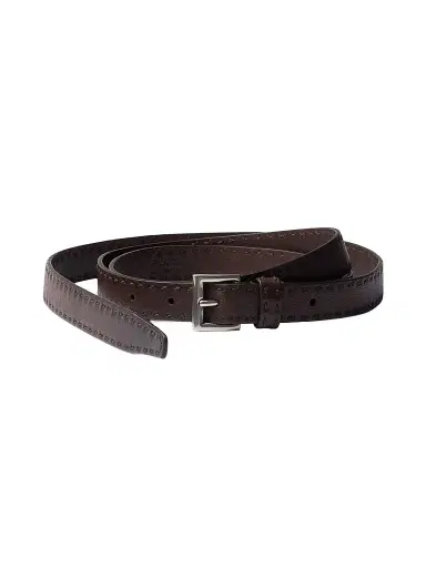 Prada Women's Antiqued Leather Belt | Thumbnail 1