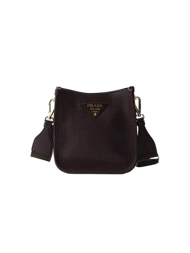 Women's Mini Leather Shoulder Bag - Dark Brown