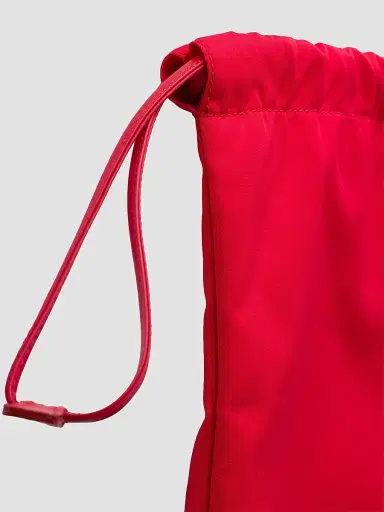Prada Women's Wish Re-Nylon Pouch - Red | Thumbnail 3