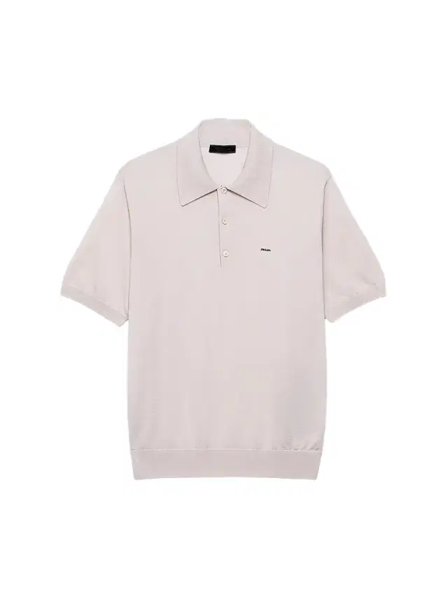 Prada Men's Superfine Wool Polo Shirt - Beige Khaki
