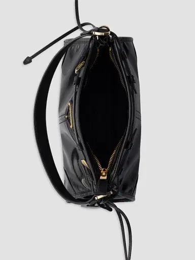 Prada Women's Bonnie Leather Top Handle Bag - Black | Thumbnail 6 Prada Women's Bonnie Leather Top Handle Bag - Black | Thumbnail 6
