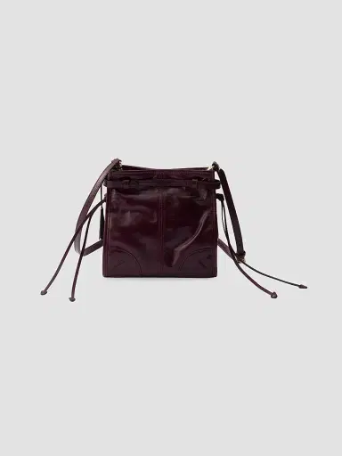 Prada Women's Bonnie Leather Mini Shoulder Bag - Dark Red | Thumbnail 5 Prada Women's Bonnie Leather Mini Shoulder Bag - Dark Red | Thumbnail 5