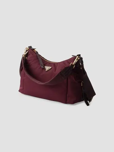 Prada Women's Explore Re-Nylon and Leather Shoulder Bag - Dark Red | Thumbnail 2 Prada Women's Explore Re-Nylon and Leather Shoulder Bag - Dark Red | Thumbnail 2