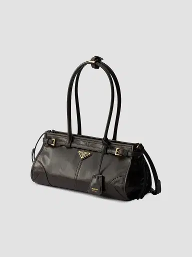 Prada Women's Bonnie Medium Top Handle Leather Bag | Thumbnail 4
