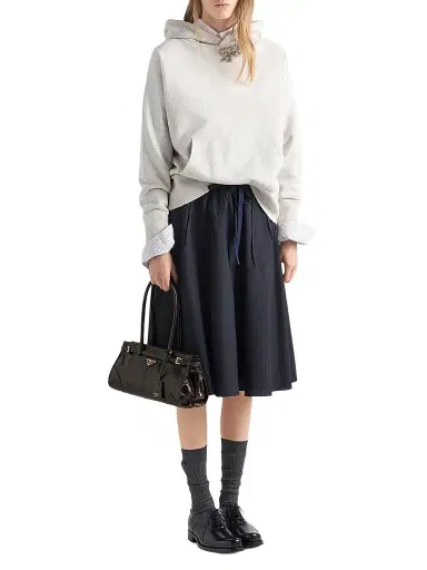 Prada Women's Bonnie Medium Top Handle Leather Bag | Thumbnail 1