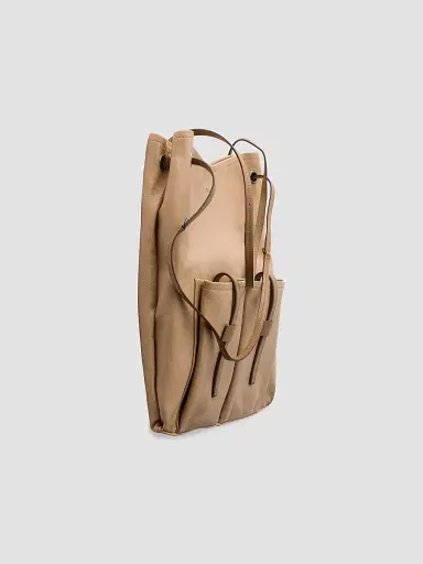 Prada Women's Route Leather Shoulder Bag - Beige Khaki | Thumbnail 4