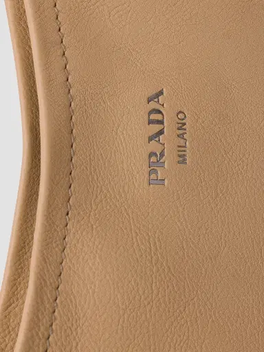 Prada Women's Route Leather Shoulder Bag - Beige Khaki | Thumbnail 5