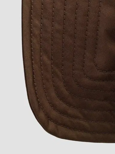 Prada Women's Nylon Hat - Dark Brown | Thumbnail 3