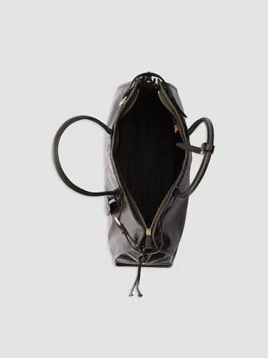 Prada Women's Bonnie Extra-Large Leather Top Handle Bag | Thumbnail 6 Prada Women's Bonnie Extra-Large Leather Top Handle Bag | Thumbnail 6
