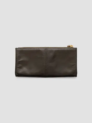 Prada Women's Leather Pouch - Olive Green | Thumbnail 3