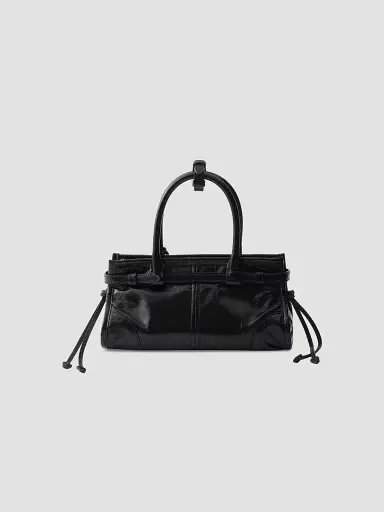 Prada Women's Bonnie Leather Top Handle Bag - Black | Thumbnail 3 Prada Women's Bonnie Leather Top Handle Bag - Black | Thumbnail 3