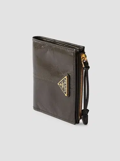 Prada Women's Leather Wallet - Green | Thumbnail 4 Prada Women's Leather Wallet - Green | Thumbnail 4