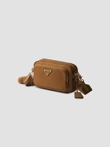 Prada Women's Re-Nylon Mini Shoulder Bag - Brown | Thumbnail 2