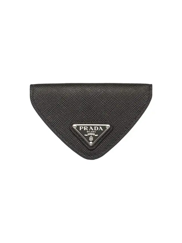 Prada Women's Saffiano Leather Coin Purse - Black