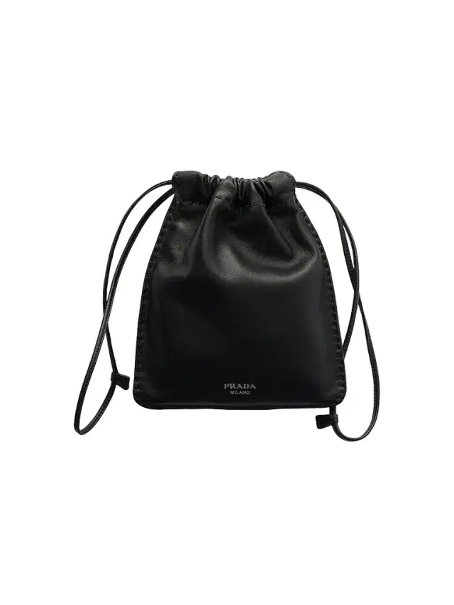Prada Women's Nappa Leather Smartphone Pouch - Black