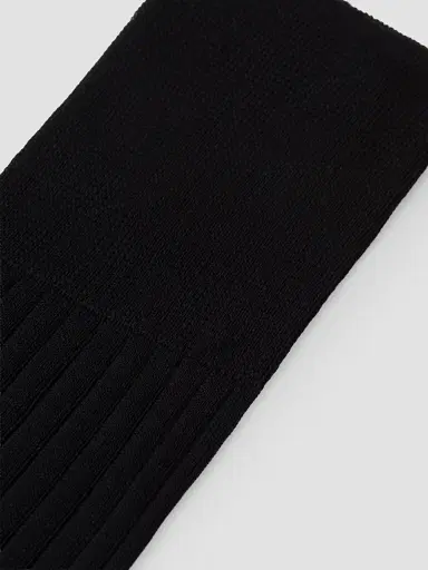 Prada Men's Cotton Mid-Calf Socks - Black | Thumbnail 2 Prada Men's Cotton Mid-Calf Socks - Black | Thumbnail 2