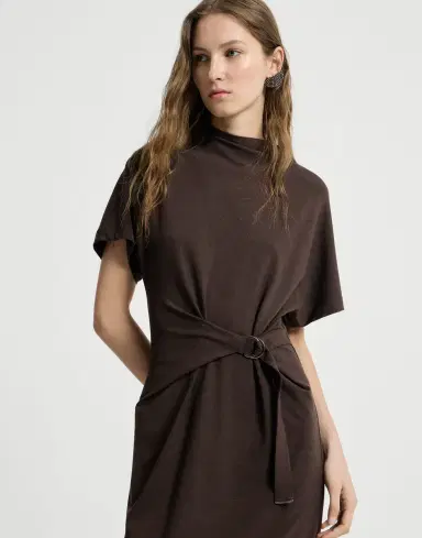Brunello Cucinelli Wrap belt dress | Thumbnail 6 Brunello Cucinelli Wrap belt dress | Thumbnail 6