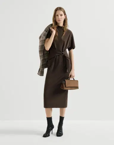 Brunello Cucinelli Wrap belt dress | Thumbnail 7 Brunello Cucinelli Wrap belt dress | Thumbnail 7