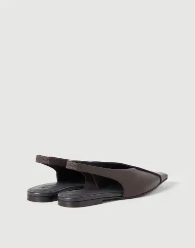 Brunello Cucinelli Calfiskin slingback flats | Thumbnail 4 Brunello Cucinelli Calfiskin slingback flats | Thumbnail 4